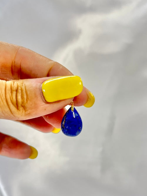 Lapis Lazuli Pendant (Gold)