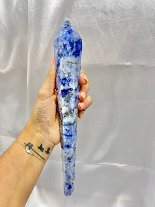 Sodalite Wand with Stand