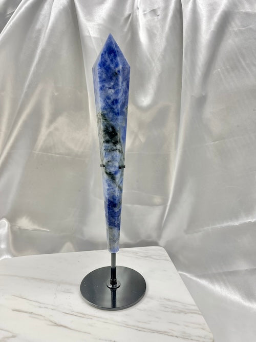 Sodalite Wand with Stand