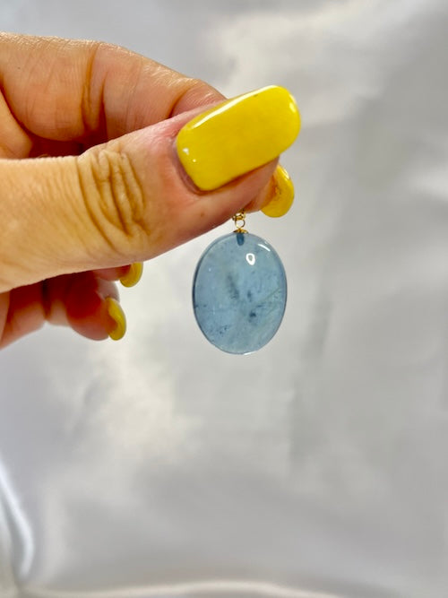 Aquamarine Pendant (Gold)