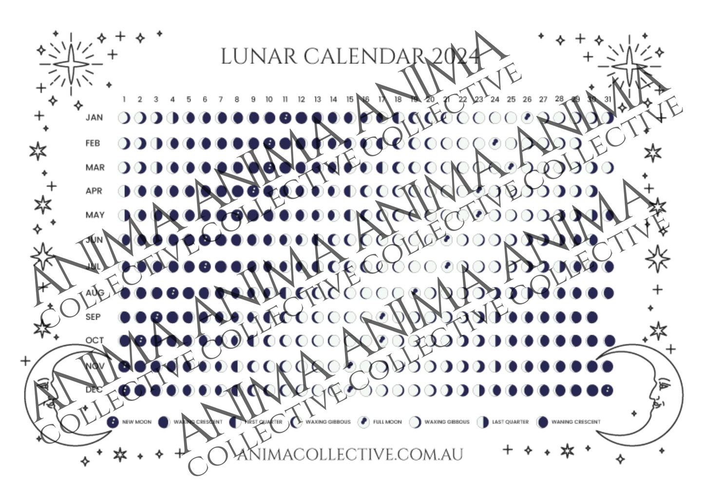 2024 Lunar Calendar