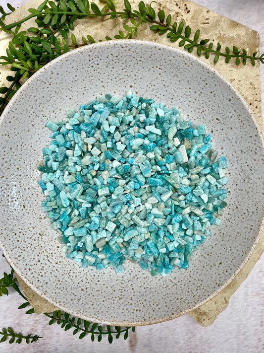 Amazonite Crystal Chips Earths Geode