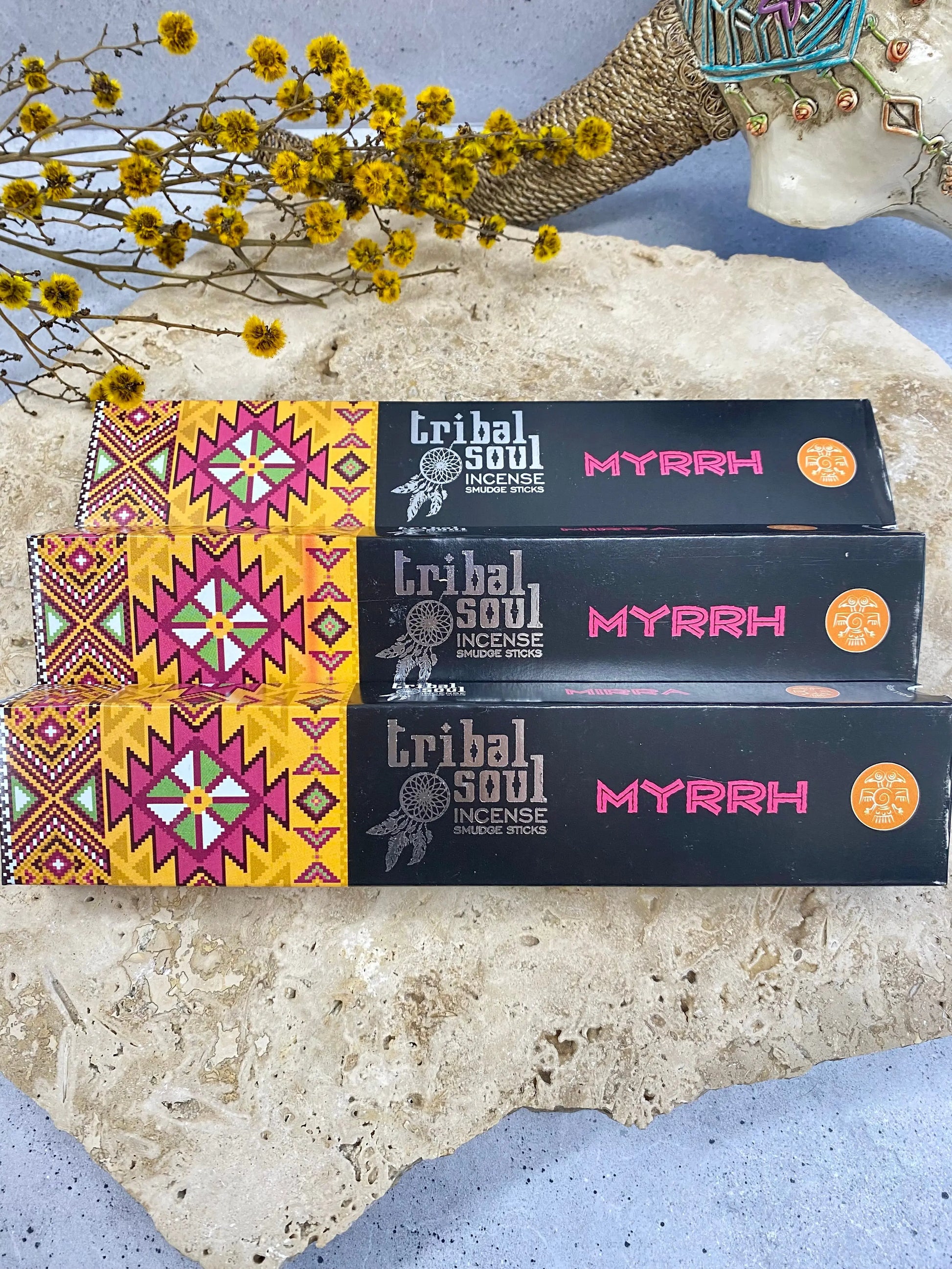 Tribal Soul Myrrh Incense Sticks Anima Collective